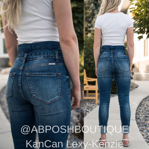 NWT KanCan Jeans Kenzie High Rise Paper Bag Skinny - Picture 2 of 8